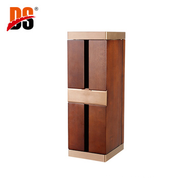 DS Natural Wood Single Bottle Wine Box Cheap Price Wine Box With Customized Logo Wooden Wine Box Natural